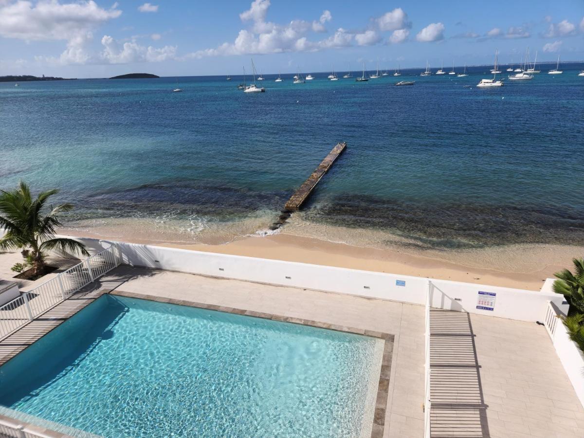 Beau Duplex Vue Mer Avec Piscine Et Acces Plage Marigot  Exterior photo